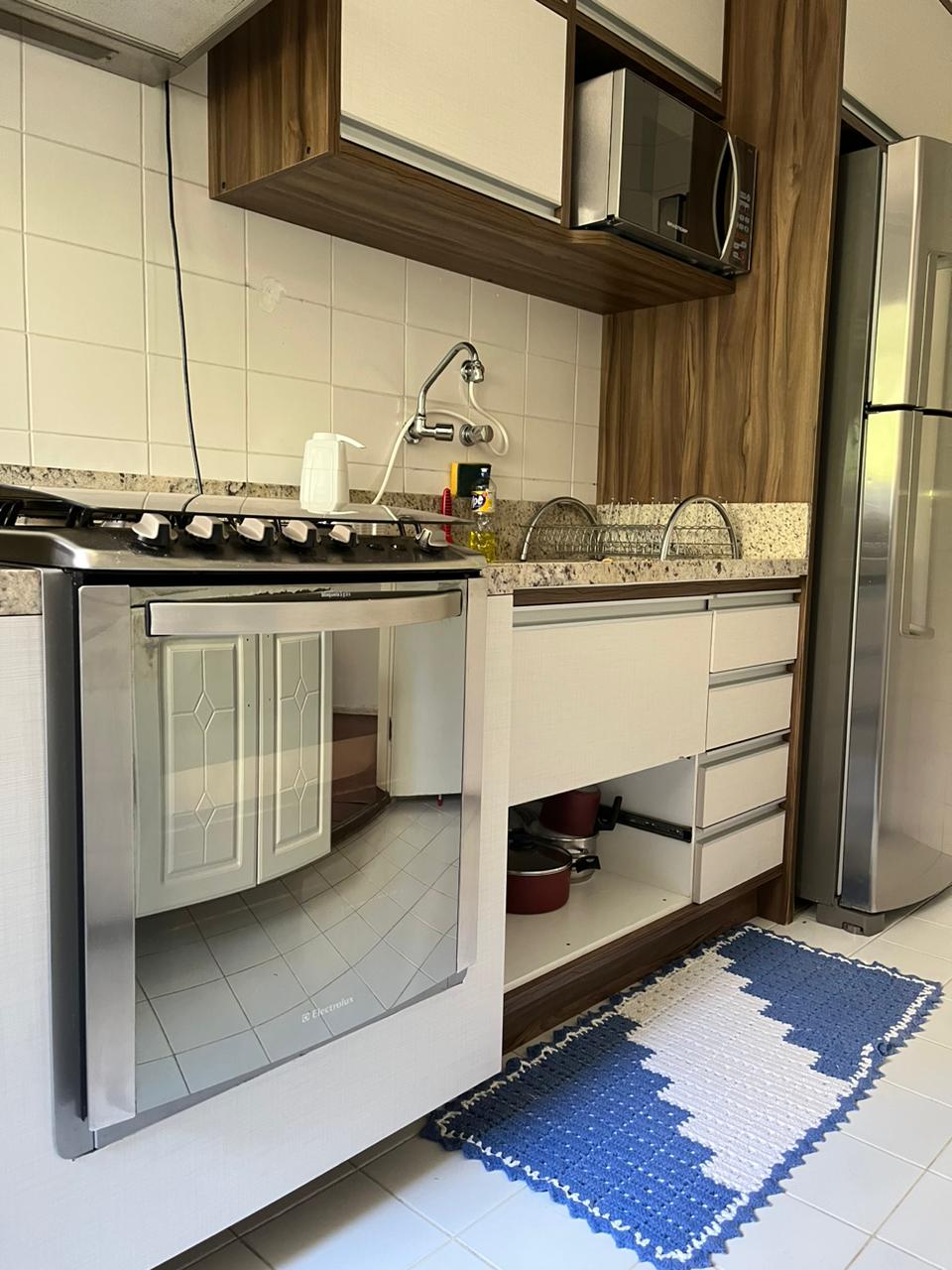 Apartamento 2 Dorm, Vaga de Garagem, Sala ampla em Condomínio Residencial portaria 24h e Delivery